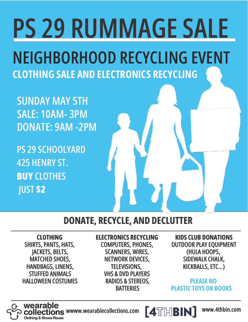 4THBIN-PS 29 Rummage Sale Spring 2024