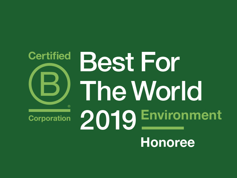 4THBIN Achieves B Corp’s “Best for the World 2019: Environment” Award