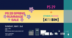 4THBIN and PS 29 Team Up for a Spring Community Recycling Event