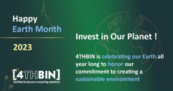 4THBIN is celebrating our Earth all year long